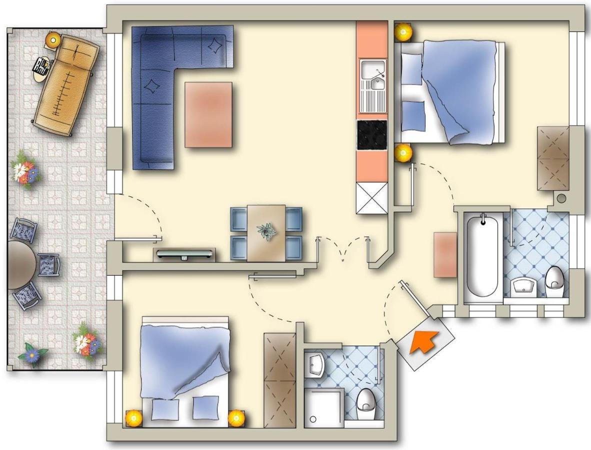 Komfort-Ferienwohnung Hansa By Meer-Ferienwohnungen Binz Exterior foto